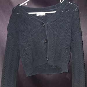 Hollister Black Women's Cardigan Sweater